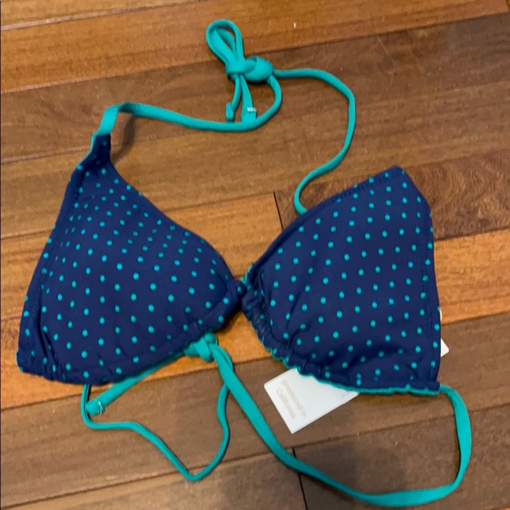 Draper James reversible string bikini top NWT